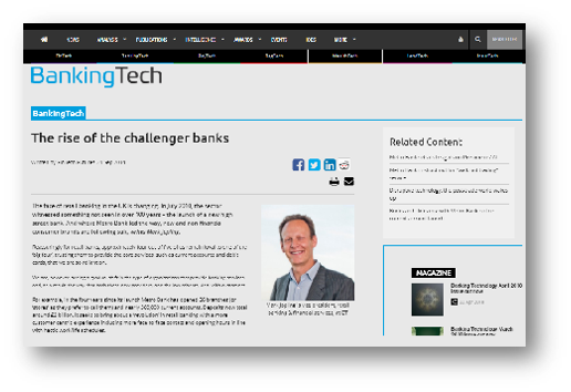 The rise of the challenger banks
