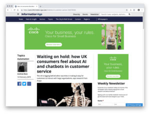 Waiting on hold: how UK consumers feel about AI and chatbots in customer service